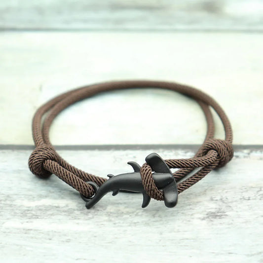 FREE Shipping - Handmade Adjustable Hammerhead Shark Bracelet